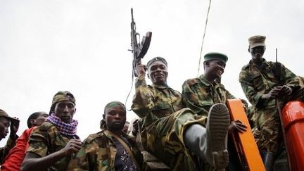 Les rebelles du M23 entrent à Goma en RDC le 20 novembre 2012 (AFP)