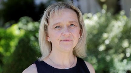 La députée La République en marche Catherine Osson, lors de son arrivée à l'Assemblée nationale, à Paris, le 19 juin 2017.&nbsp; (THOMAS SAMSON / AFP)