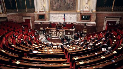 L'Assembl&eacute;e nationale (Paris), le 8 f&eacute;vrier 2012. (PIERRE VERDY / AFP)