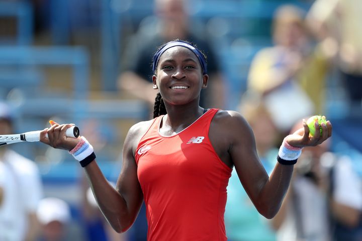 Cori Gauff au Citi Open de Washington en juillet. (ROB CARR / GETTY IMAGES NORTH AMERICA)