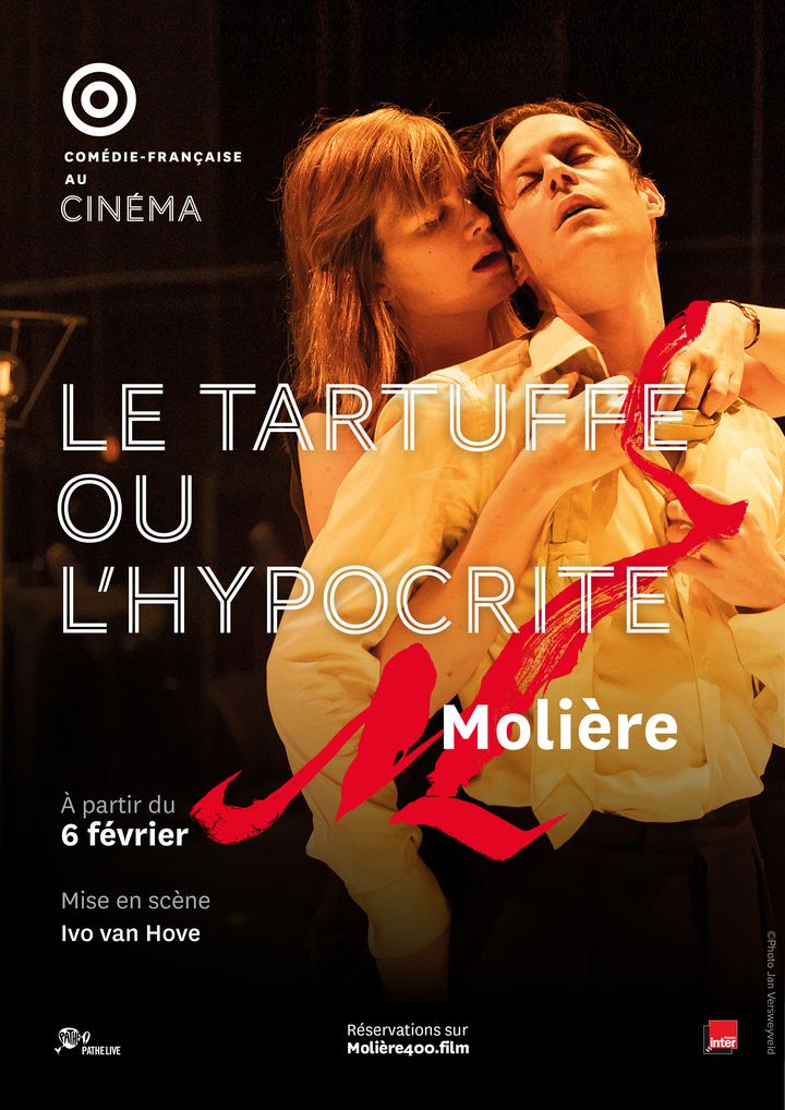 Affiche de "Tartuffe" avec Marina Hands et Christophe Montenez (Jan Versweyveld)