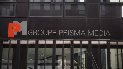 Les locaux du groupe de presse Prisma Media à Gennevilliers, dans les Hauts-de-Seine. (MARTIN BUREAU / AFP)