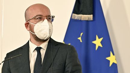 Le président du Conseil européen Charles Michel, le 9 novembre 2020 à Vienne (Autriche). (HANS PUNZ / APA / AFP)