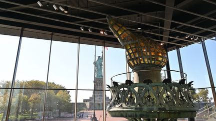 La flamme de la Statue de la Liberté en son musée (Jean-Claude Desjacques)