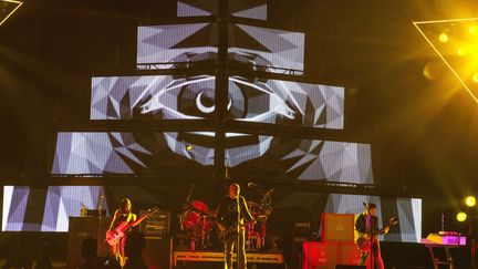 The Smashing Pumpkins en concert en mai 2013 à Columbus (Ohio, USA)
 (Barry Brecheisen/AP/SIPA )