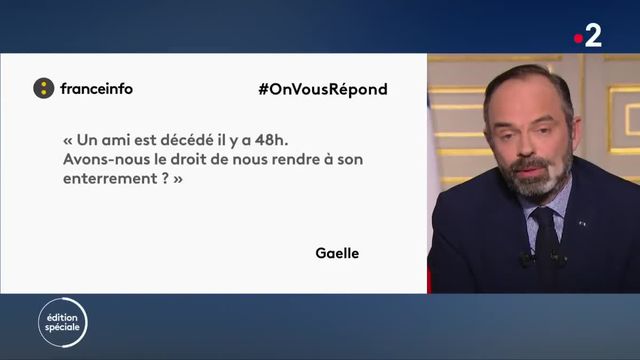 Edouard Philippe répond à la question d'un internaute de franceinfo.fr