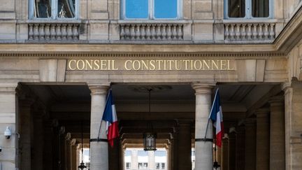 Le Conseil constitutionnel, le 13 juillet 2022 à Paris. (RICCARDO MILANI / HANS LUCAS / AFP)