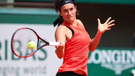 La Française Caroline Garcia lors d'une séance d'entraînement à Roland-Garros, le 24 mai 2018. (FOTOSTAND / DAVARIAN / FOTOSTAND)