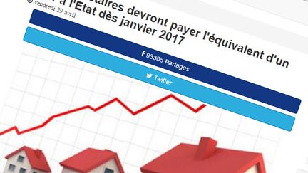  (Le gouvernement dément une nouvelle fois l'instauration d'une taxe sur le revenu fictif des résidences principales © Capture d'écran actualite.co)