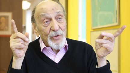 Le graphiste américain Milton Glaser, auteur notamment du fameux logo "I Love NY". Photo prise le 20 mai 2014. (PICTURE ALLIANCE / GETTY IMAGES)