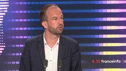 Manuel Bompard, député La France insoumise des Bouches-du-Rhône, était vendredi 24 juin l'invité du 8h30 franceinfo.&nbsp; (FRANCEINFO / RADIOFRANCE)