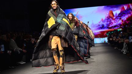 Etro pap masculin automne-hiver 2017-18, à Milan, janvier 2017.
 (GIUSEPPE CACACE / AFP)