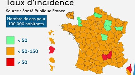 Covid-19 : le taux d'incidence augmente en France