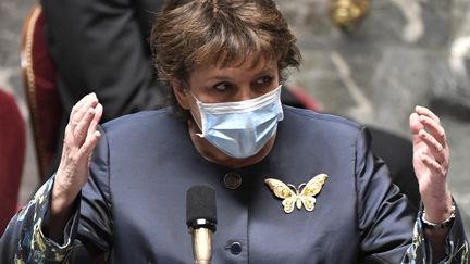 Roselyne Bachelot à l'Assemblée nationale, le 3 novembre 2020 (STEPHANE DE SAKUTIN / AFP)