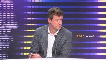 Yannick Jadot sur franceinfo, le 31 mars 2023. (FRANCEINFO)