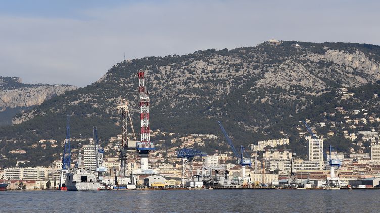 The port of Toulon, January 5, 2021. (NICOLAS TUCAT / POOL / AFP)