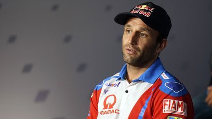 Johann Zarco lors d'une conférence de presse&nbsp;avant le début du Grand Prix de Styrian, le 5 août 2021, en Autriche.&nbsp; (GIGI SOLDANO / AFP)