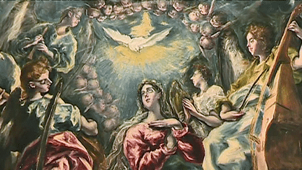 L'immacuclée conception de la chapelle Oballe peinte par Le Greco est exposée au musée Paul Valéry de Sète
 (France 3 / Culturebox / capture d&#039;écran)