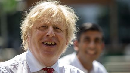 Le Premier ministre britannique, Boris Johnson, à Londres, le 26 juin 2020. (HEATHCLIFF O'MALLEY / POOL / AFP)