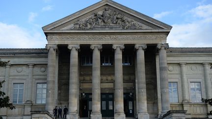 Le&nbsp;palais de justice d'Angers, le 2 octobre 2020.&nbsp; (JEAN-FRANCOIS MONIER / AFP)