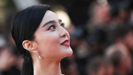 L'actrice chinoise Fan Bingbing, au Festival de Cannes le 11 mai 2018. (ANNE-CHRISTINE POUJOULAT / AFP)