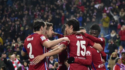 Tenu en échec à l'aller, l'Atlético n'a pas tremblé face au Rayo Vallecano (JAVIER SORIANO / AFP)