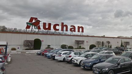 Le supermarché Auchan&nbsp;de Villars, au nord de Saint-Étienne.&nbsp; (GOOGLE STREET VIEW)