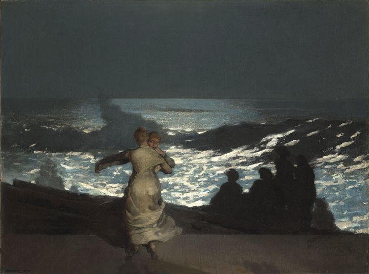 Winslow Homer, "Nuit d'été", 1890, Paris, Musée d'Orsay
 ( RMN- Grand Palais (Musée d&#039;Orsay) / Hervé Lewandowski)