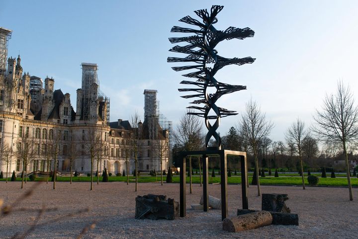 "Révolution végétale (d'après Léonard)" de Pablo Reinoso. (Domaine national de Chambord)