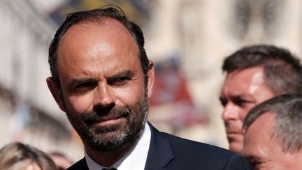 Edouard Philippe, le 8 mai 2018, à Orléans (Loiret). (RAPHAEL BLOCH / POOL)