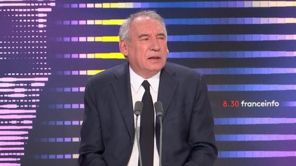 François Bayrou, haut-commissaire au Plan, était lundi 26 septembre l'invité du 8h30 franceinfo.&nbsp; (FRANCEINFO / RADIOFRANCE)