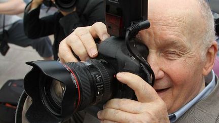 Le temps d&#039;une séance photo, Michel Bouquet a changé de camp...
 (AFP)