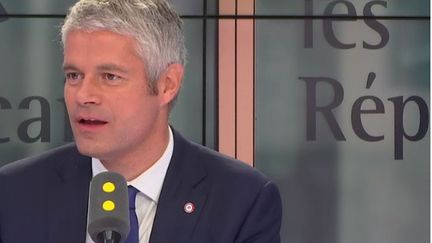 Le président Les Républicains (LR) du Conseil régional Auvergne-Rhône-Alpes, invité de franceinfo mercredi 13 septembre. (RADIO FRANCE / FRANCEINFO)