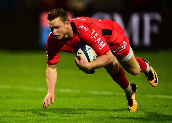 Chris Ashton devrait battre le record d'essais marqués en une saison de Top 14. (NICOLAS TUCAT / AFP)