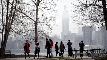 A New York, où la température moyenne à Noël est d'environ 6 degrés, le mercure a affiché&nbsp;cette année&nbsp;plus de 22 degrés !&nbsp; (MAXPPP)