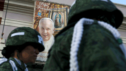 &nbsp; (© REUTERS/Noel West. A San Cristobal de Las Casas, les habitants sont dans l'attente de la visite du pape.)