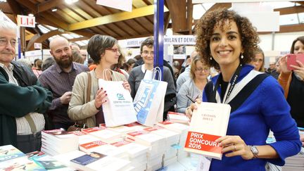 Leila Slimani présente son livre à Brives, novembre 2016
 (DIARMID COURREGES / AFP)