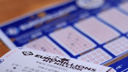 Une grille d'Euromillions, le mardi 23 février 2021. (MAXPPP)