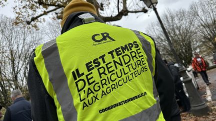 Un adhérent à la Coordination rurale. (MARC BERTRAND / RADIO FRANCE)