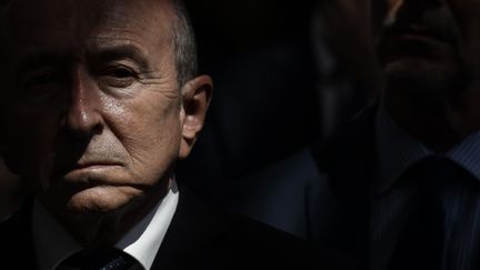 Le ministre de l'Intérieur Gérard Collomb, le 8 mai 2018 à Lyon (Rhône). (JEFF PACHOUD / AFP)