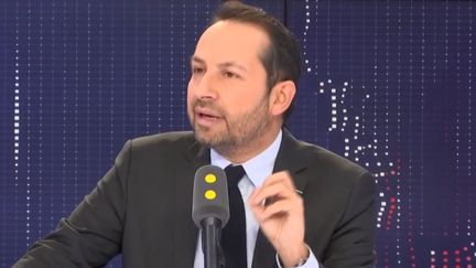 Sébastien Chenu, député RN du Nord, était l'invité de franceinfo mercredi 13 mars.  (FRANCEINFO / RADIOFRANCE)