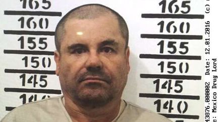 Joaquin Guzman, dit "El Chapo", le 8 janvier 2016, dans la prison d'Almoloya (Mexique), après sa troisième arrestation. (AP / SIPA / AP)