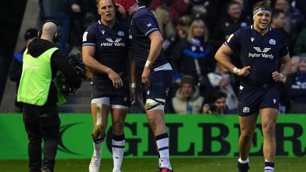 Duhan van der Merwe during Scotland-England on February 24, 2024. (ANDY BUCHANAN / AFP)