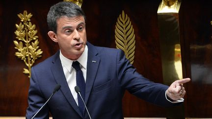 Manuel Valls &agrave; l'Assembl&eacute;e nationale, &agrave; Paris, le 18 juin 2015. (BERTRAND GUAY / AFP)