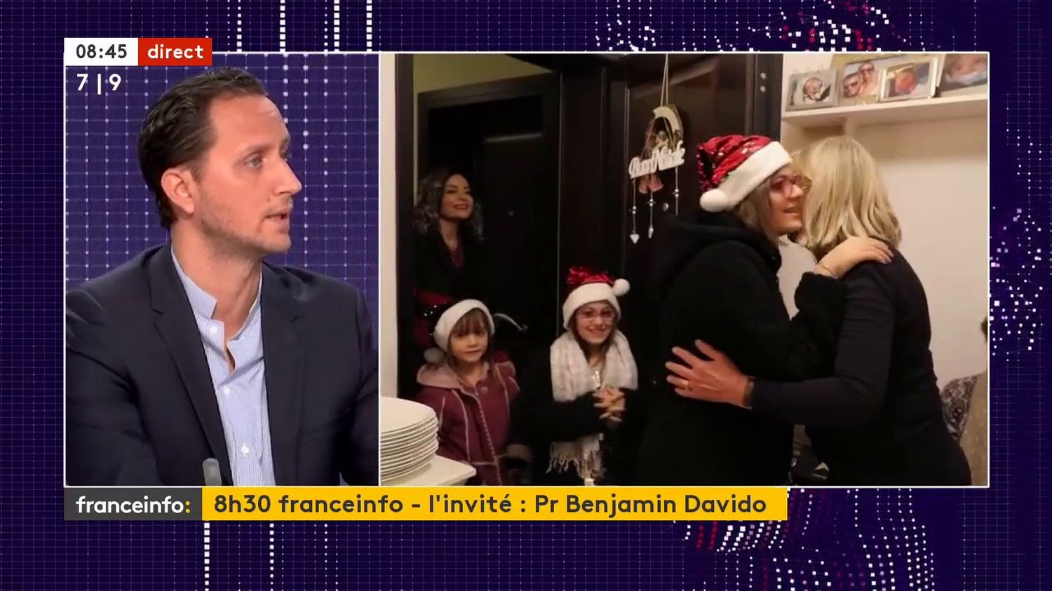 for infectious disease specialist Benjamin Davido, we must “minimize contact” and “do a PCR test” to “minimize the risk” at Christmas