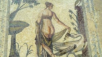 Mosaïque d'Aphrodite, à Paphos (Chypre). (AFP/MORANDI Bruno / hemis.fr)