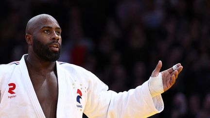 Teddy Rinner fait partie des plus grandes chances de médailles pour les athlètes franciliens aux JO de Paris. (EMMANUEL DUNAND / AFP)