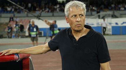 L'entraîneur de Nice Lucien Favre (CARLO HERMANN / AFP)