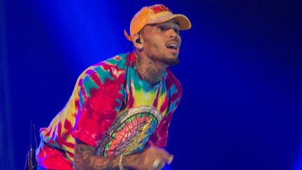 Chris Brown à Francfort le 22 mai 2016
 (Bernd Kammerer/ DPA / AFP)