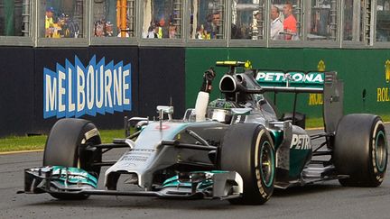 Nico Rosberg apporte une 100e victoire à Mercedes (WILLIAM WEST / AFP)